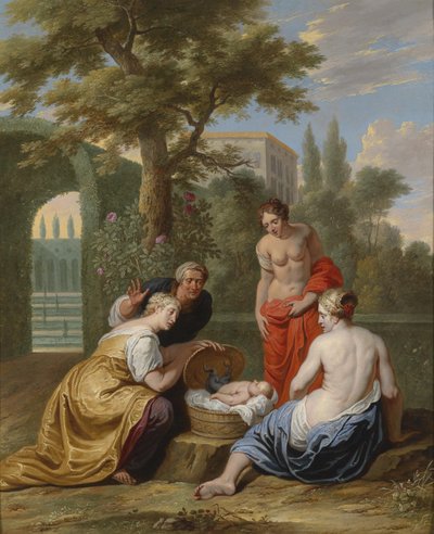 El descubrimiento de Erictonio por las hijas de Cécrope de Willem van the Elder Herp